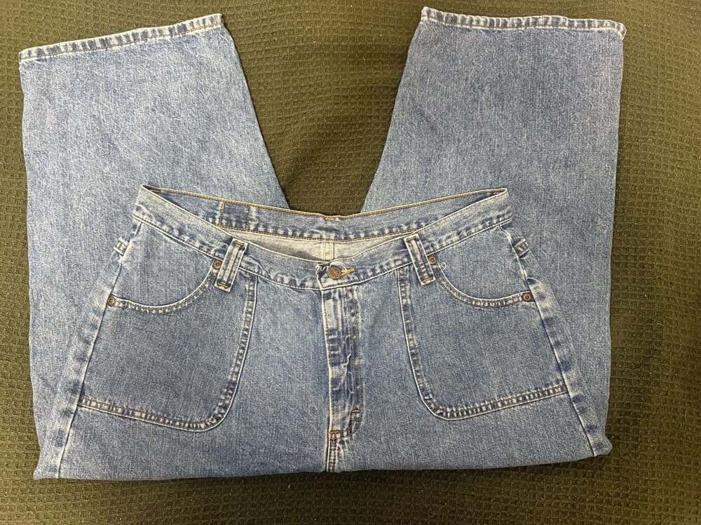 Riders by Lee Vintage Denim Jeans Button Flap Pockets